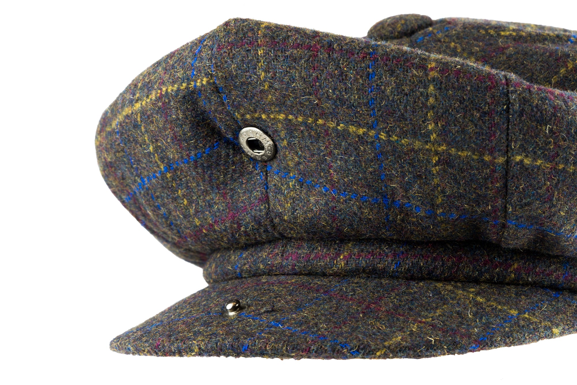 Jack Pyke Wool Blend Baker Boy Hat in Check Brown