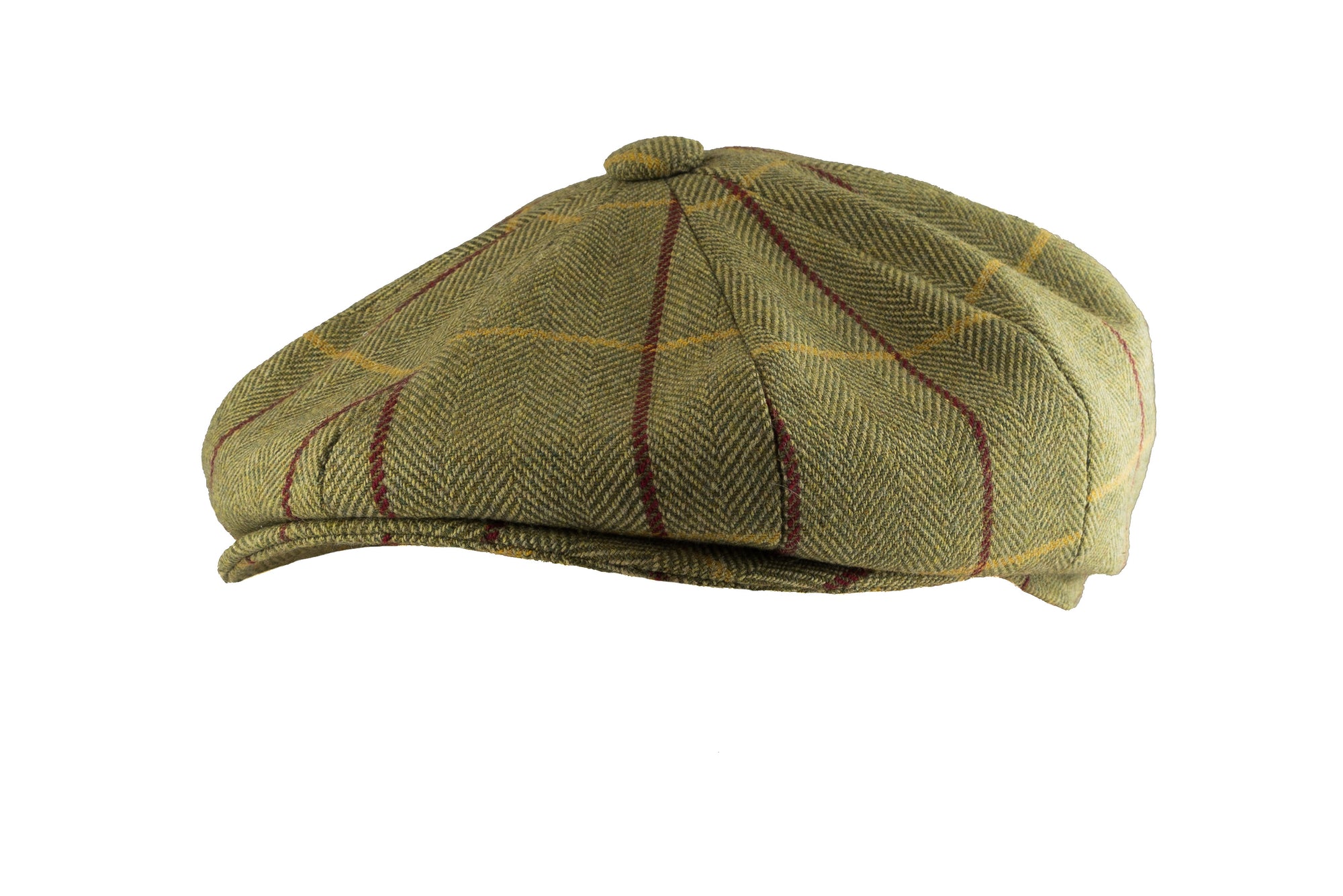 Jack Pyke Wool Blend Baker Boy Hat in Tweed Green