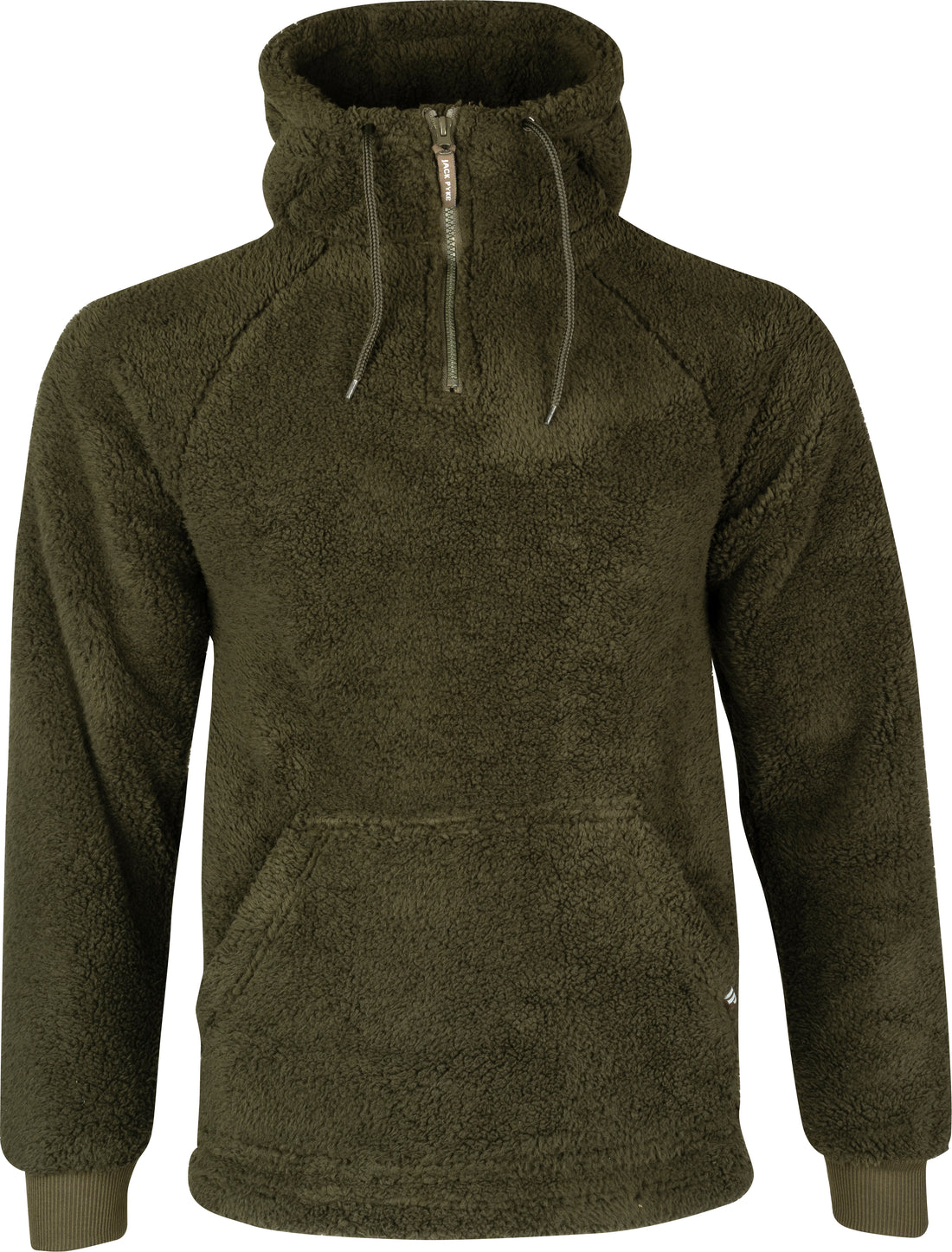 Jack Pyke Sherpa Fleece Hoodie Dark Olive