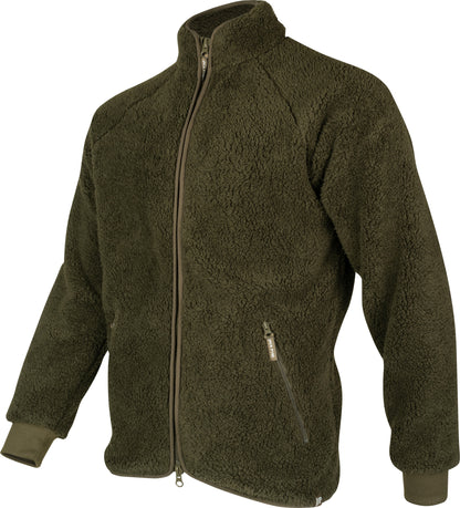 Jack Pyke Sherpa Fleece Jacket in Dark Olive