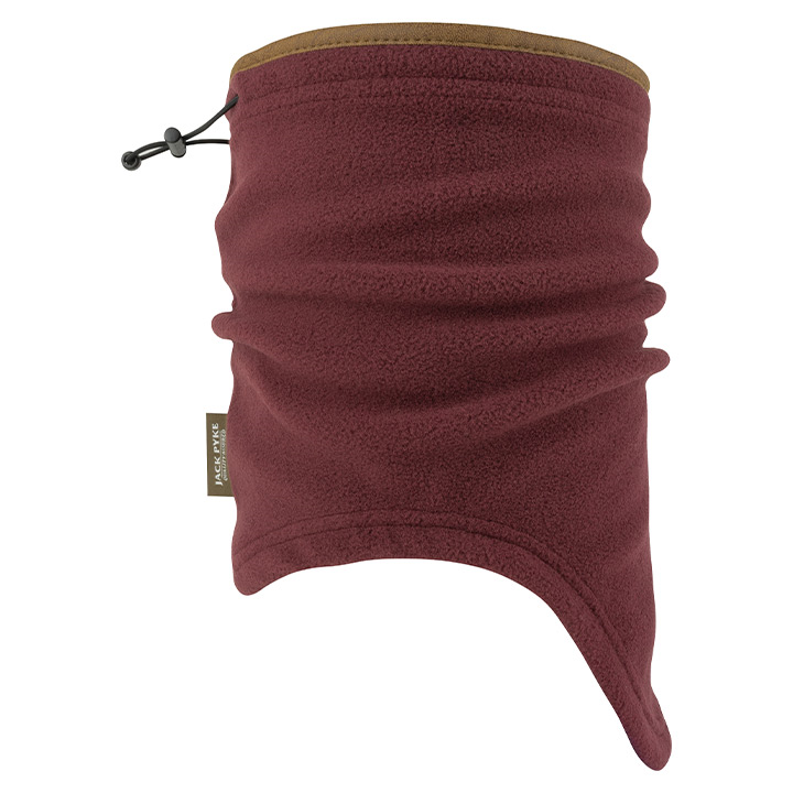 Jack Pyke Countryman Fleece Neck Gaiter in Burgundy 