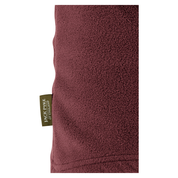 Jack Pyke Countryman Fleece Neck Gaiter in Burgundy 