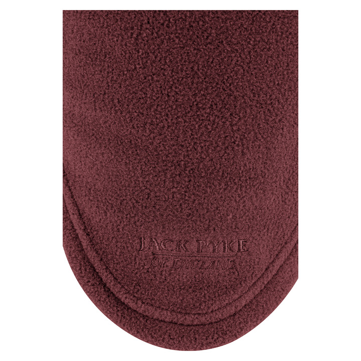 Jack Pyke Countryman Fleece Neck Gaiter in Burgundy 