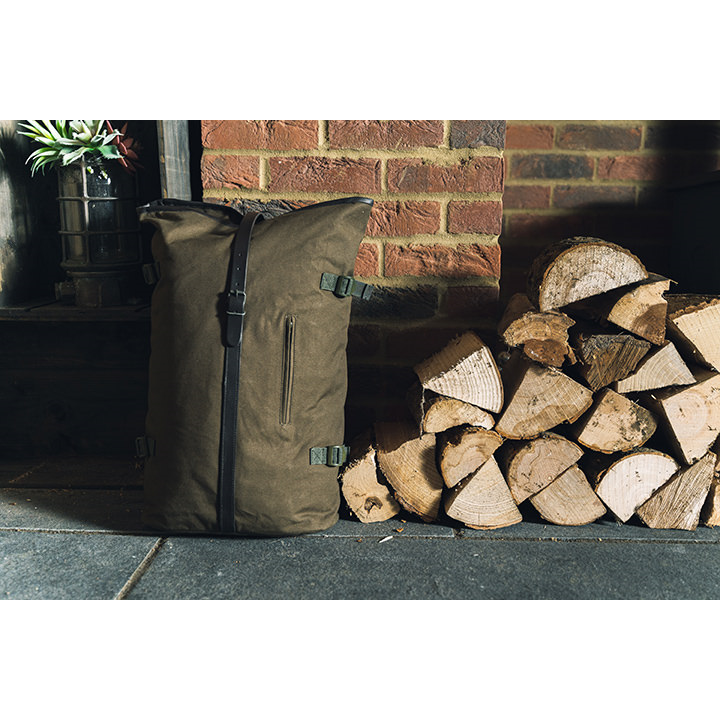 Jack Pyke Canvas Fold Top Rucksack in Green 