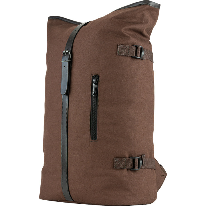 Jack Pyke Canvas Fold Top Rucksack in Brown  