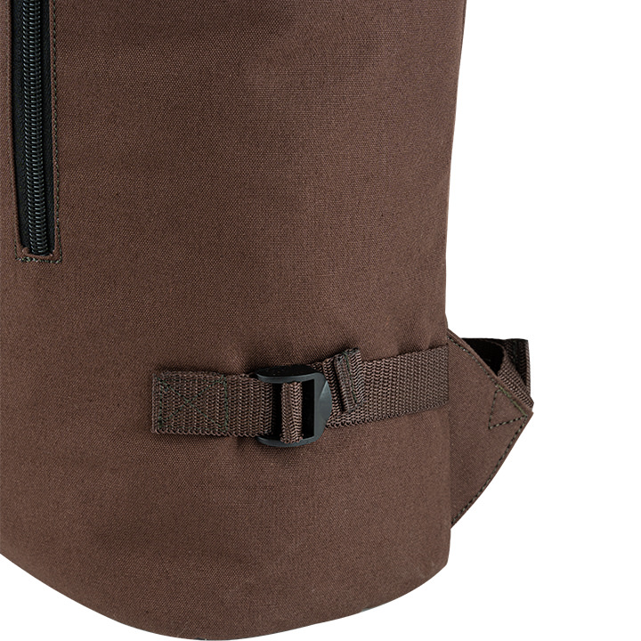 Jack Pyke Canvas Fold Top Rucksack in Brown  