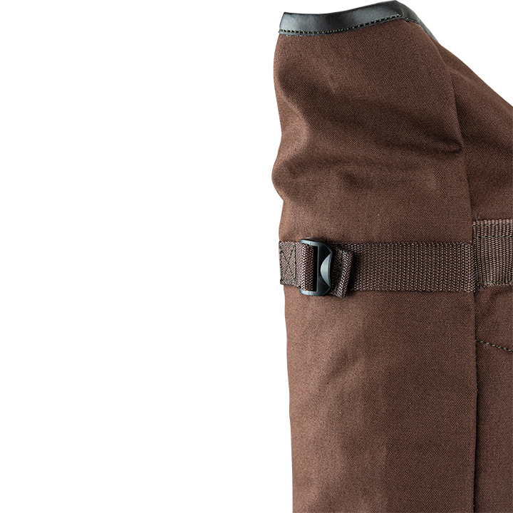 Jack Pyke Canvas Fold Top Rucksack in Brown  