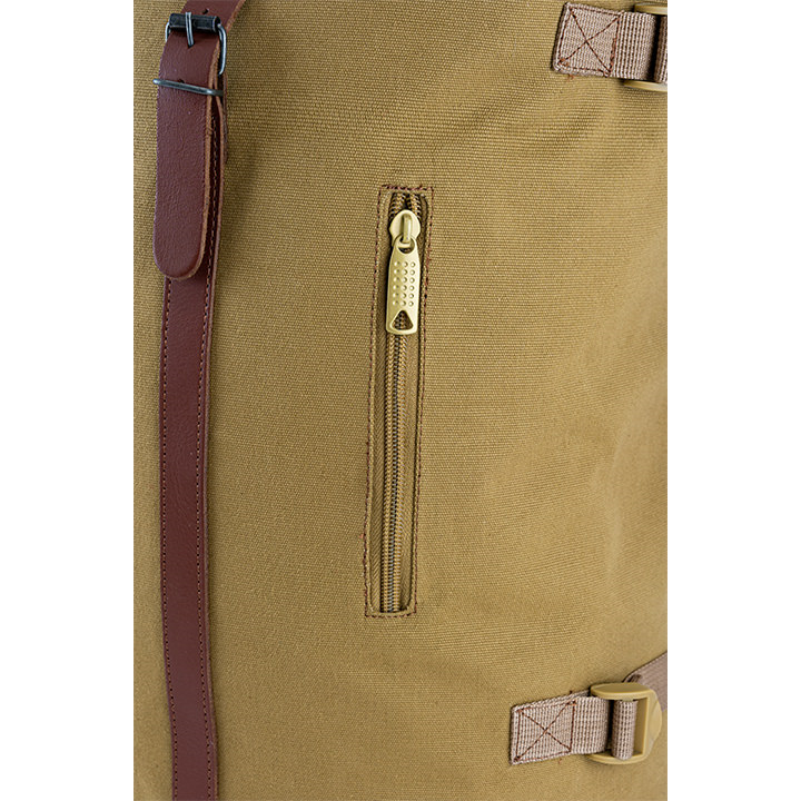 Jack Pyke Canvas Fold Top Rucksack in Fawn 