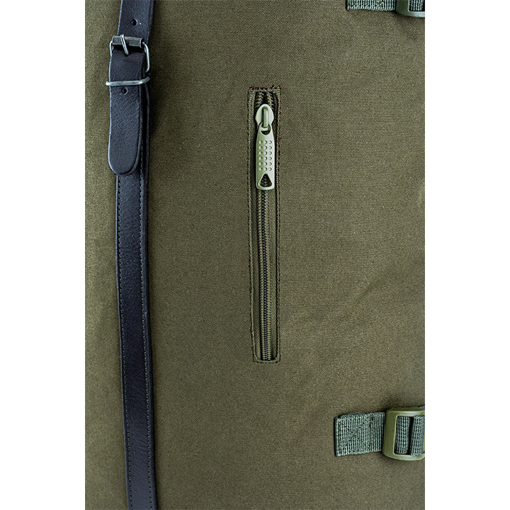 Jack Pyke Canvas Fold Top Rucksack in Green 