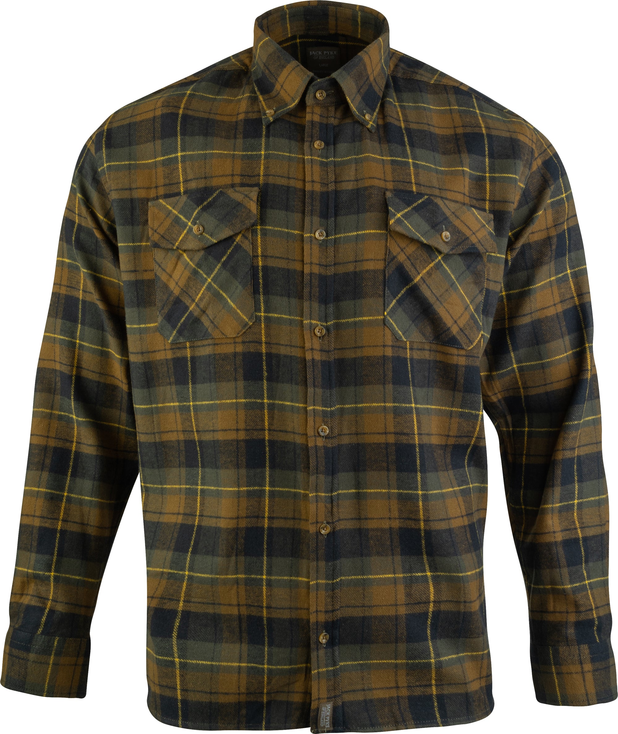 Jack Pyke Flannel Shirt in Brown