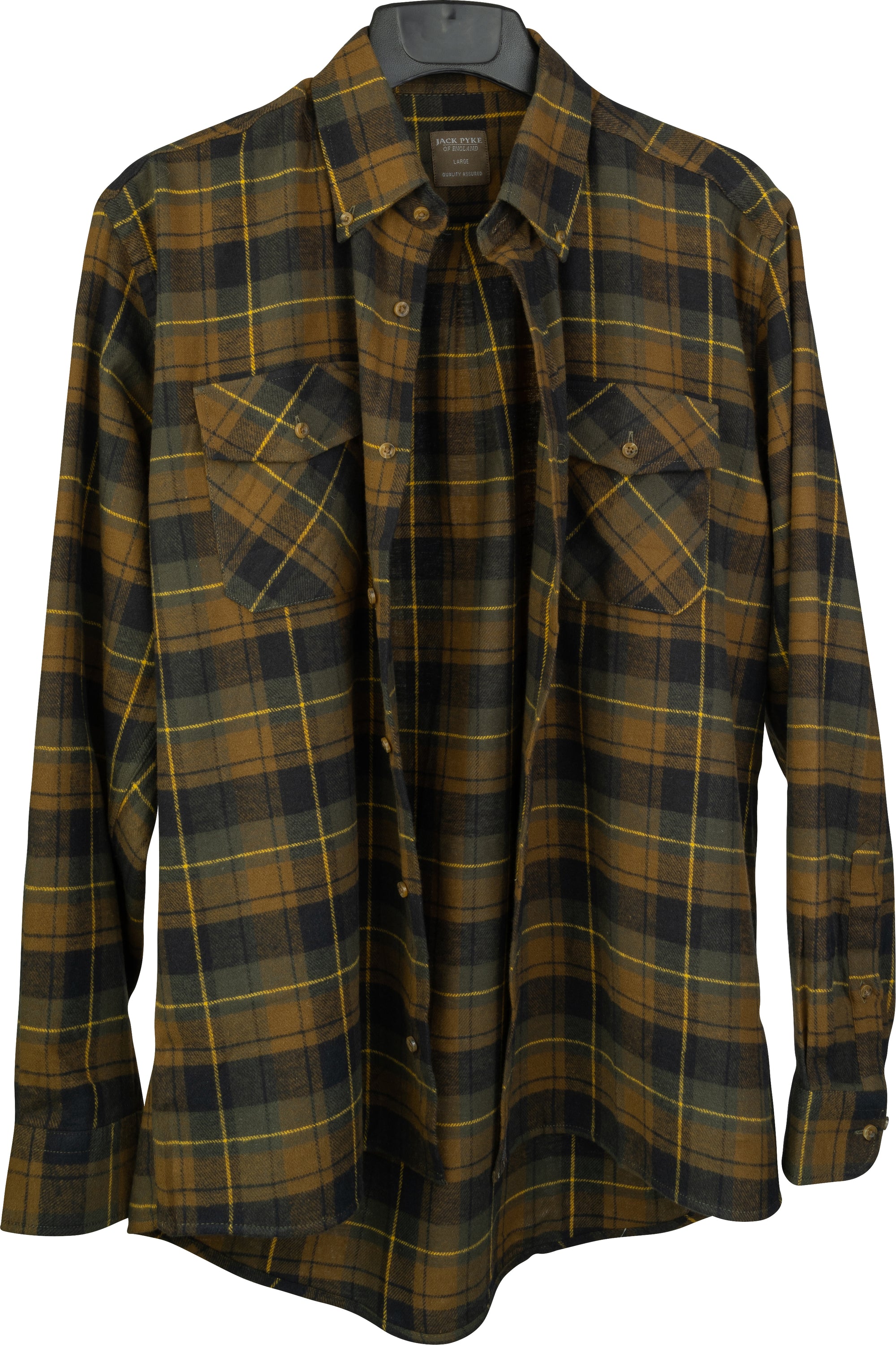 Jack Pyke Flannel Shirt in Brown