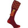 Jack Pyke Diamond Socks in Burgundy #colour_burgundy