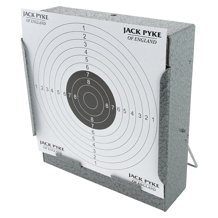 Jack Pyke Steel Paper Target Holder &amp; Pellet Catcher