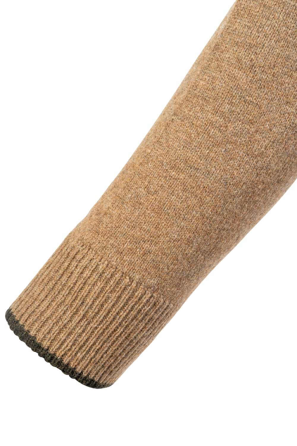 Jack Pyke Ashcombe 100% Lambswool V-Neck in Barley 