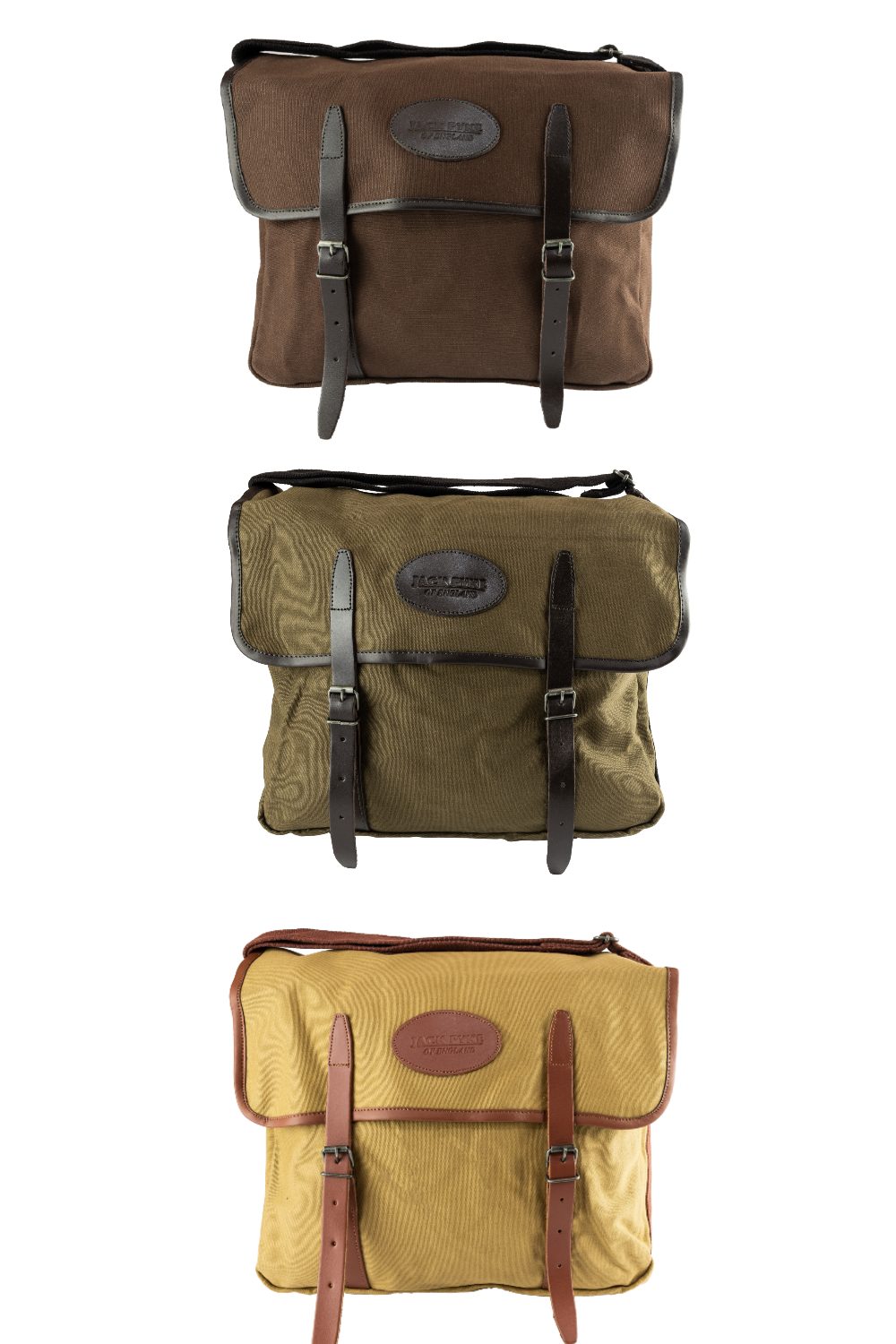 Jack Pyke Canvas Dog Bag in Brown, Green and Fawn 