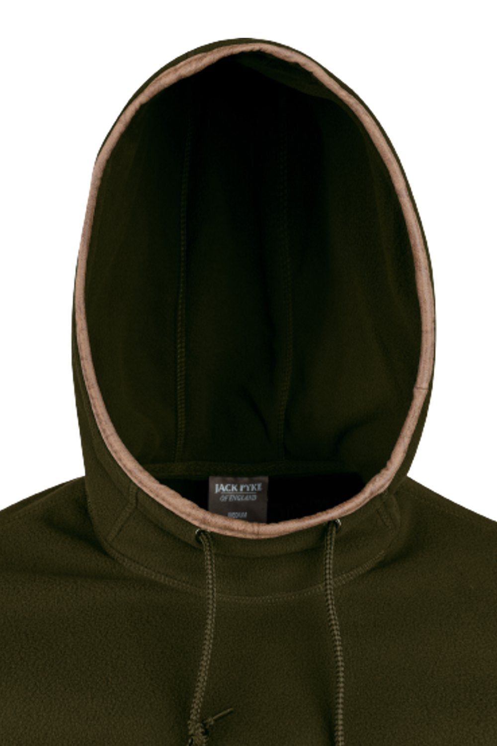 Jack Pyke Country Fleece Hoodie in Dark Olive 