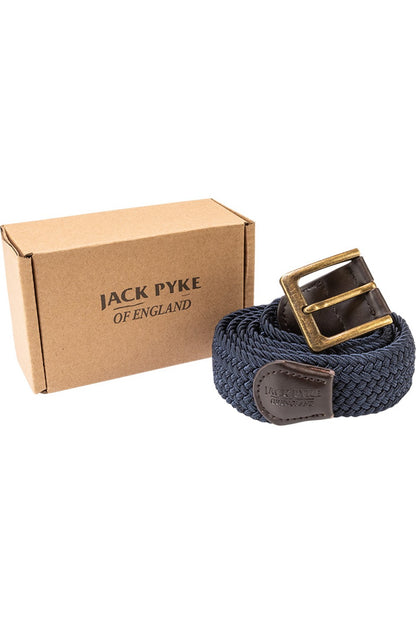 Jack Pyke Countryman Elasticated Belt in Navy with a presentation box  