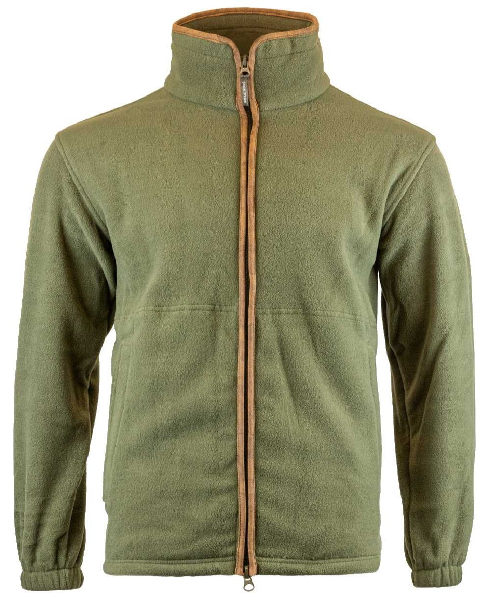 Oxmo OXELINA TROYER - Felpa in pile - dusty olive/verde bosco