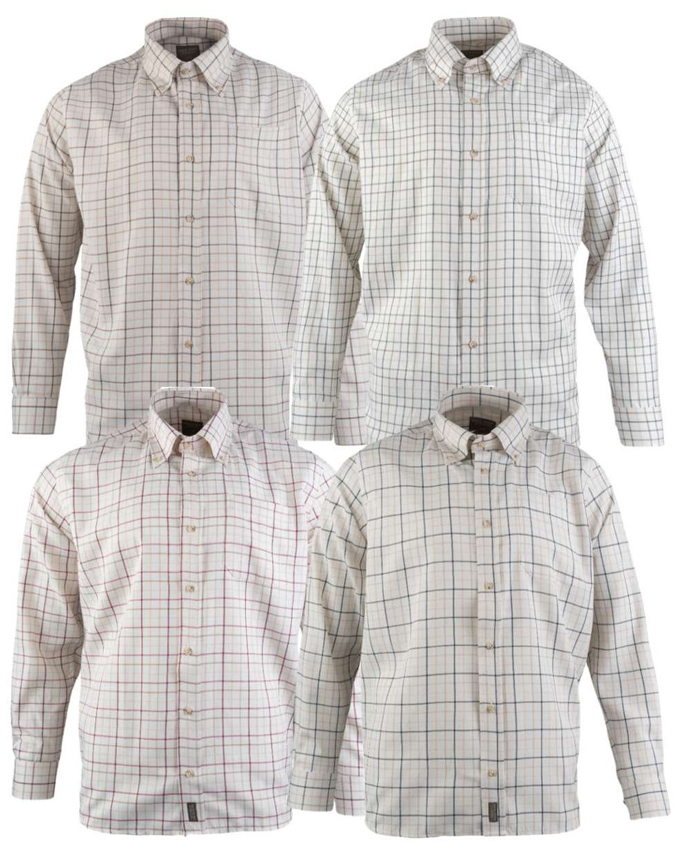  Jack Pyke Countryman Shirt in foiur colours of tattersall check