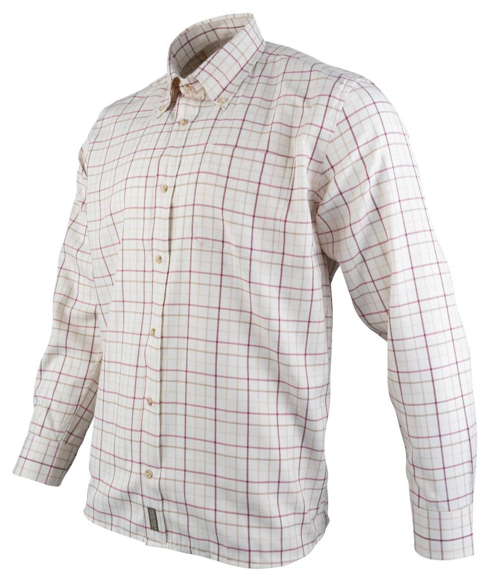 Jack Pyke Countryman Shirt in Burgundy 