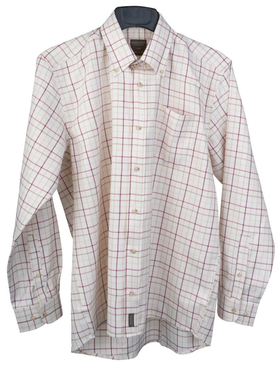 Jack Pyke Countryman Shirt in Burgundy 