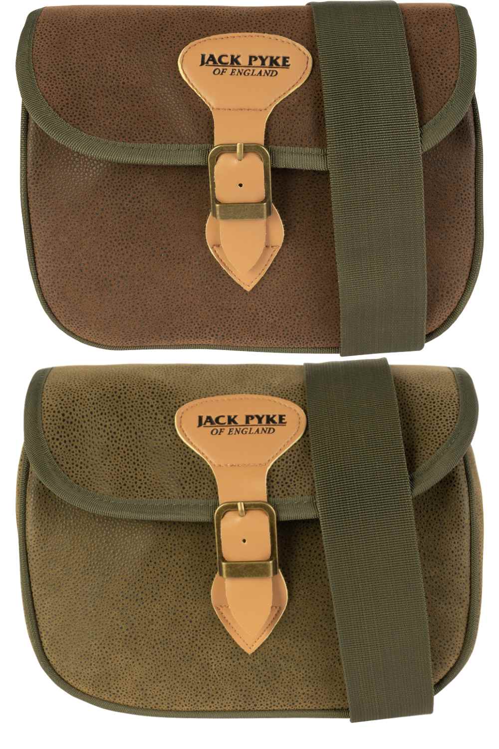 Jack Pyke Duotex Speed Loader Cartridge Bag in Brown and Green 