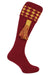 Jack Pyke Harlequin Socks in Burgundy #colour_burgundy