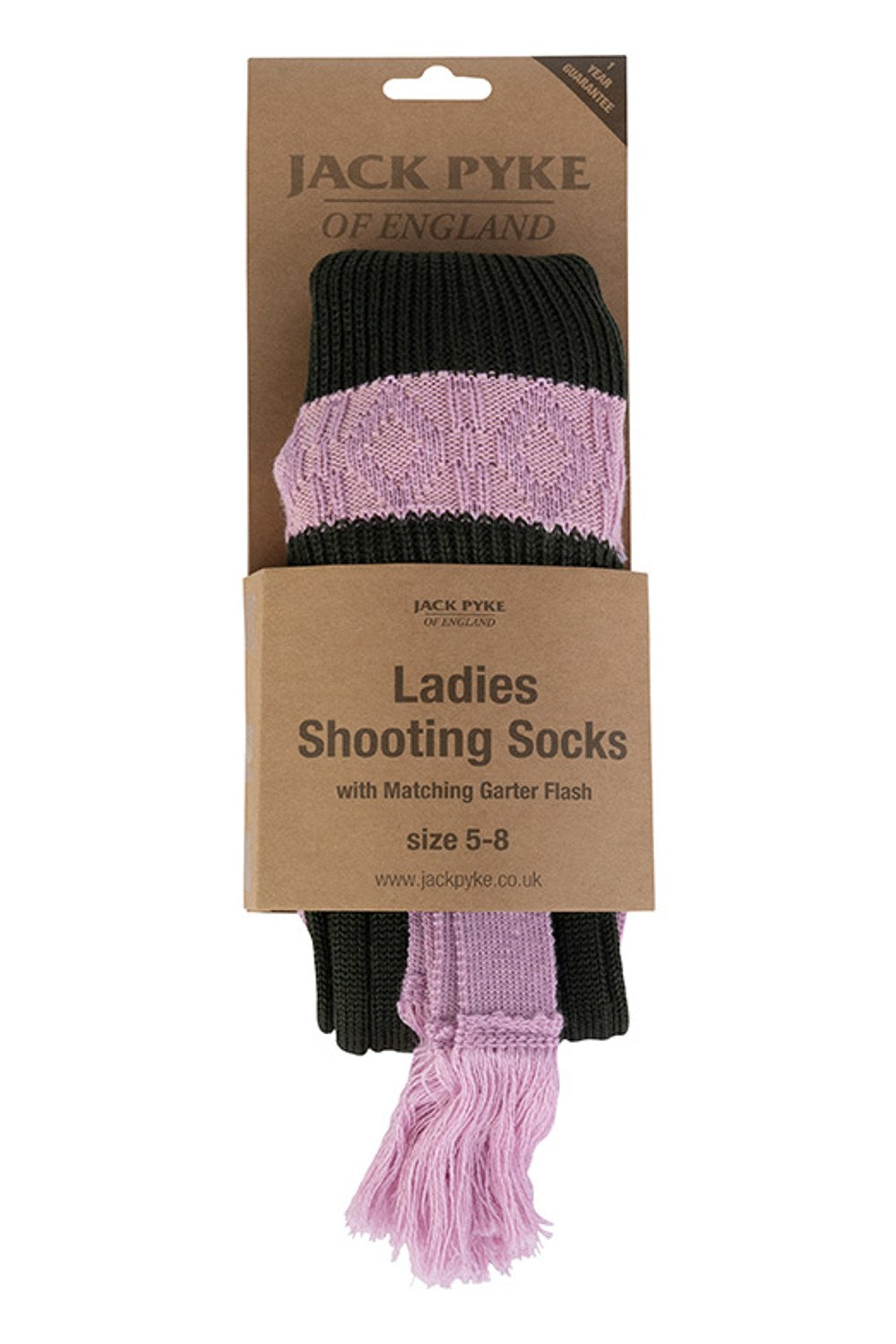Jack Pyke Ladies Shooting Socks in Pink