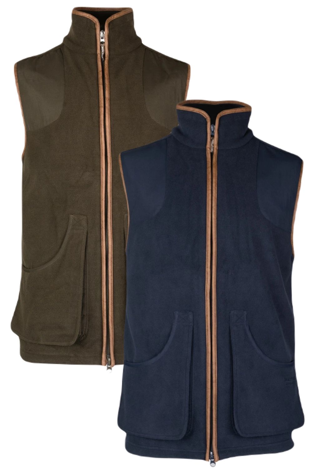 Jack Pyke Shooters Gilet In Dark Olive and Navy 