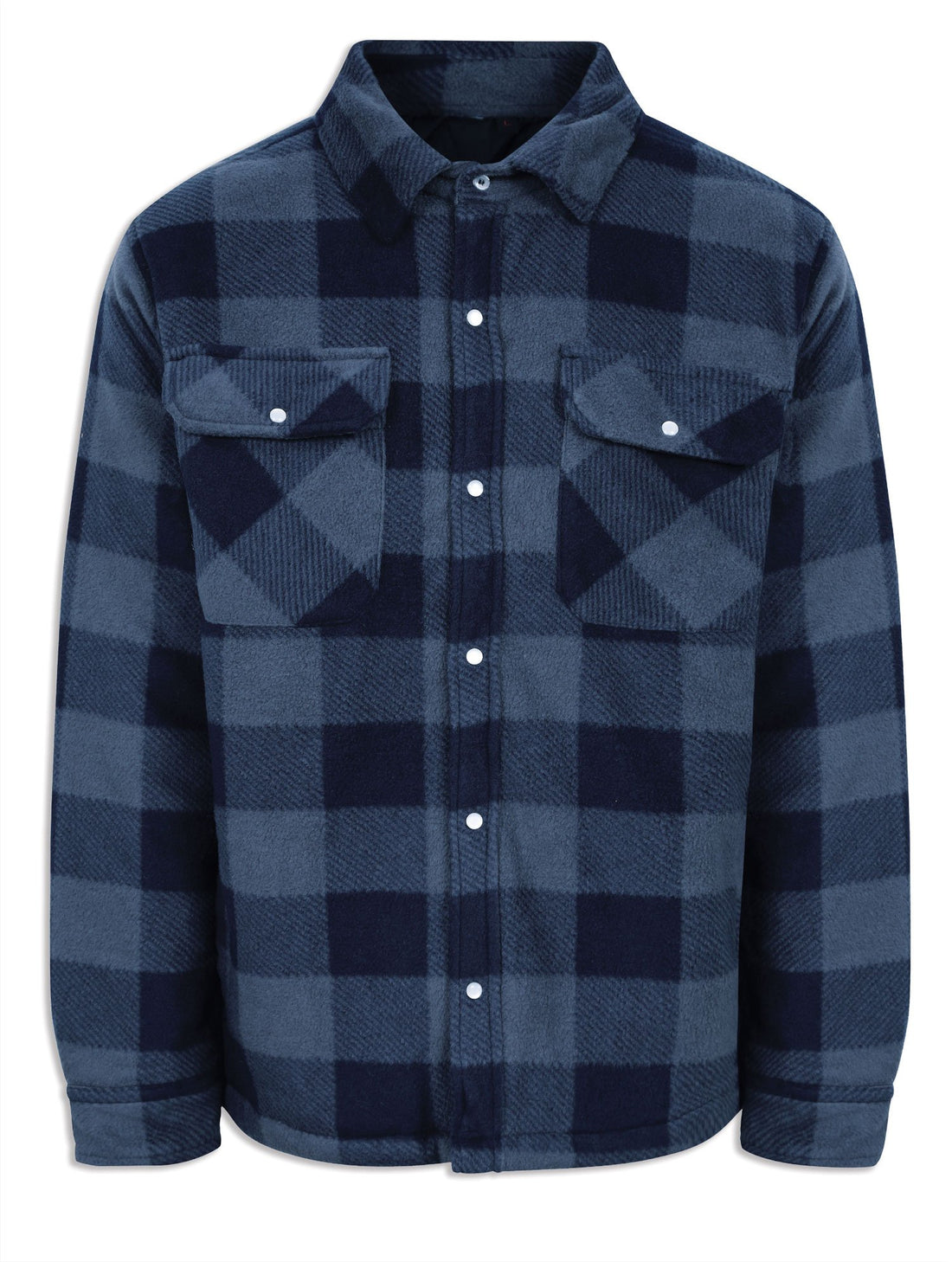 Blue Champion Kinross Padded Fleece Lumberjack Shirt 