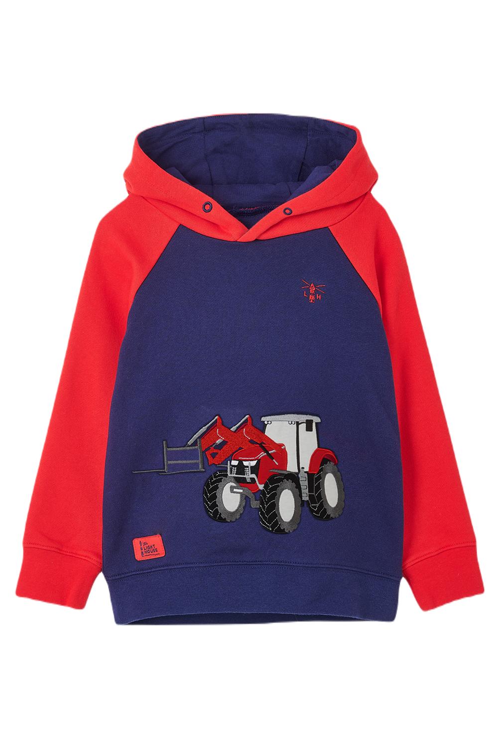 Lighthouse Jack Hoodie In Red Frontloader