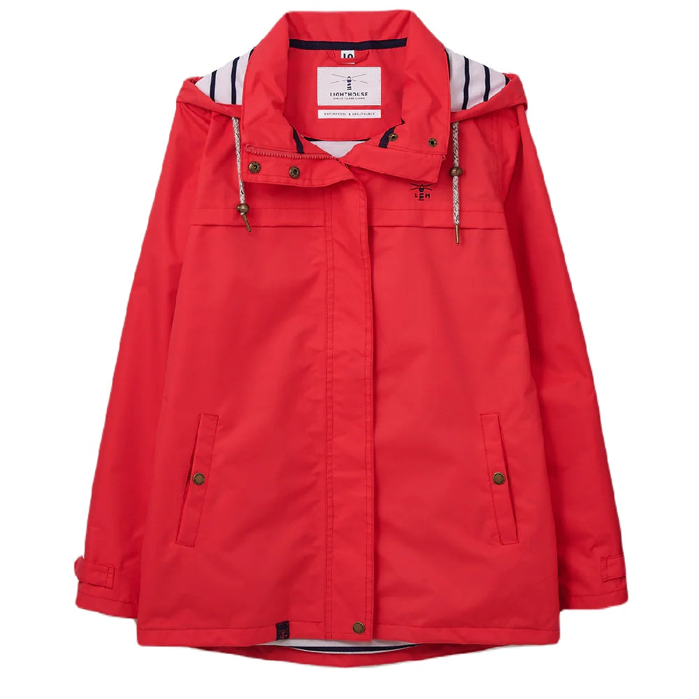 Lighthouse Beachcomber Womens Waterproof Jacket in Watermelon 