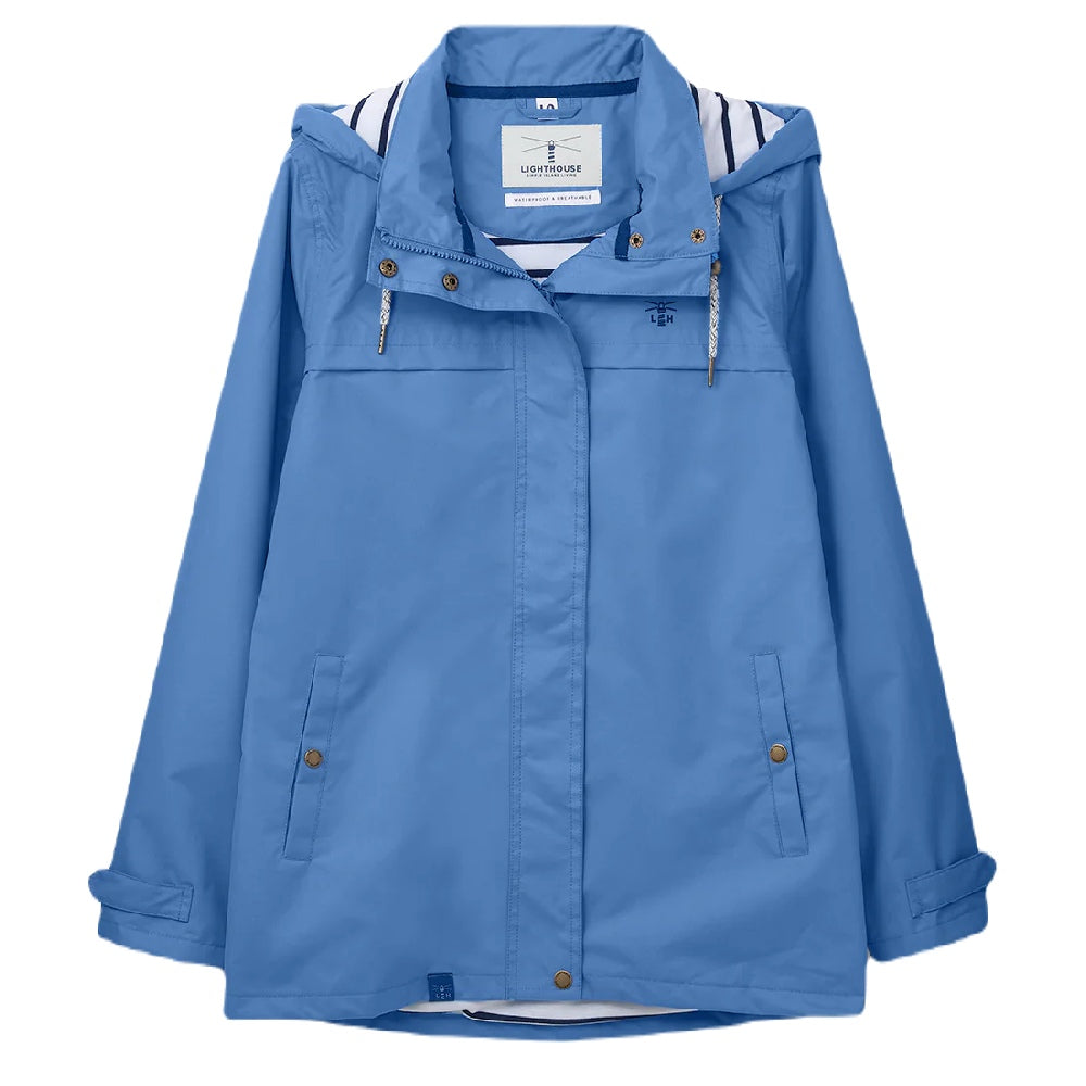 Lighthouse Beachcomber Womens Waterproof Jacket in Marine Blue 