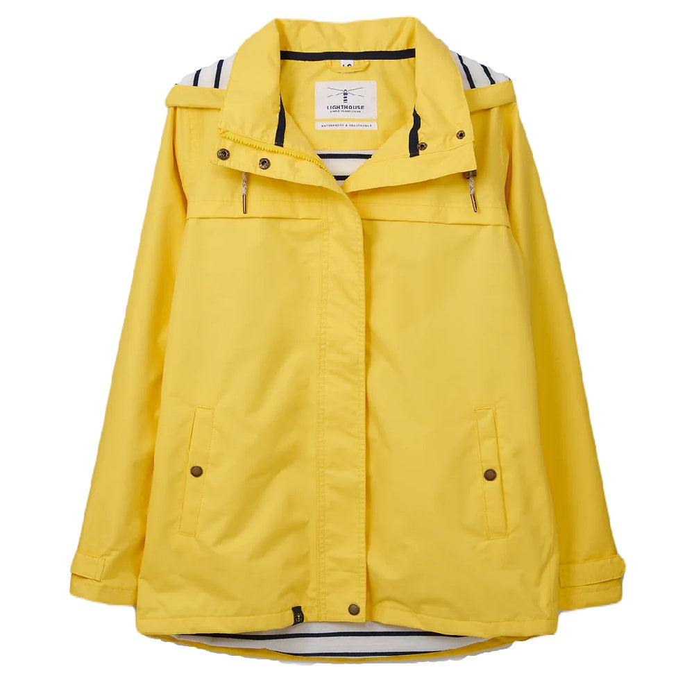 Lighthouse Beachcomber Womens Waterproof Jacket in Dandelion 