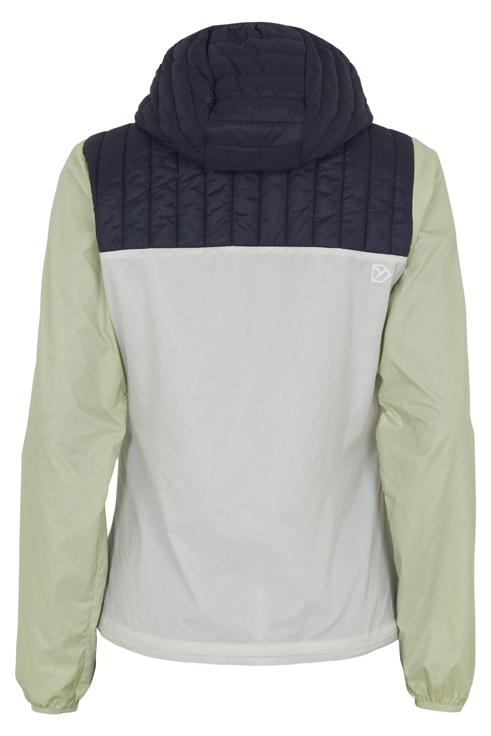 Didriksons Maj Womens Jacket 2 in Navy Green and White 