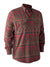 Deerhunter Marvin Cotton Check Shirt | Clearance Colours in Red & Green