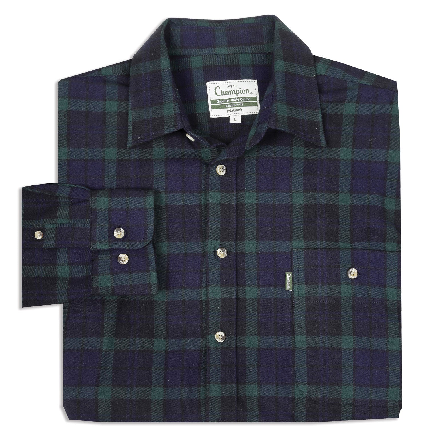 Champion Matlock Tartan Shirt | 100% Natural Cotton