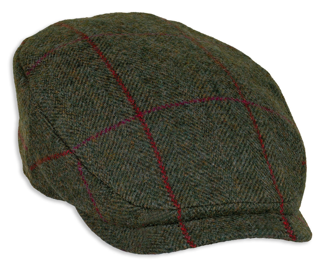 Heather Maxwell Tweed Bond Style Cap with extended peak