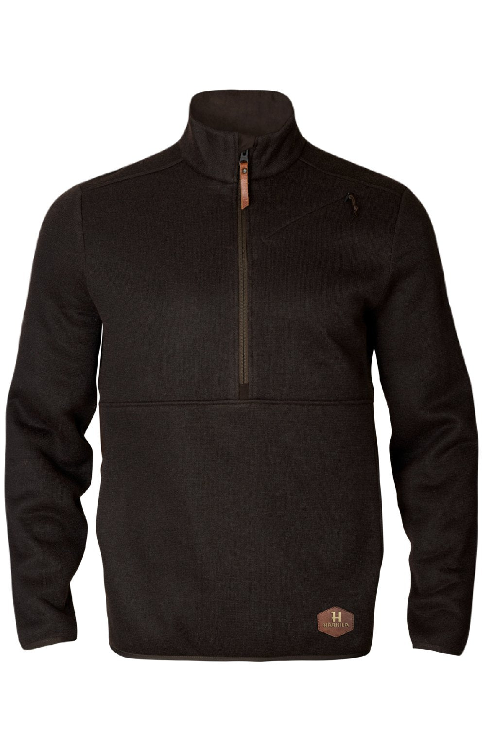 Harkila Metso Half Zip Fleece Jacket in Shadow Brown 