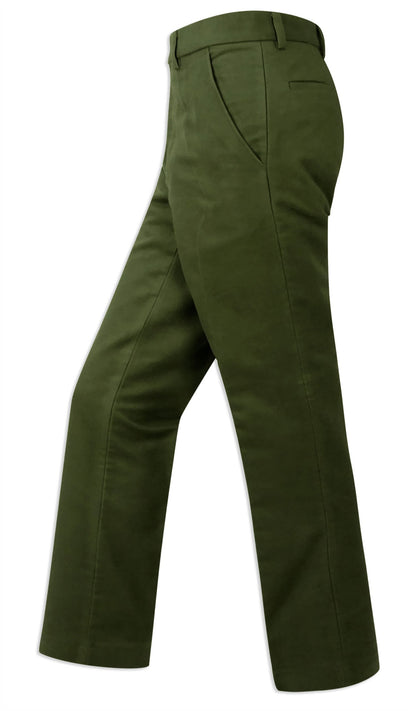 Striding out in Hoggs of Fife Monarch Moleskin Trousers