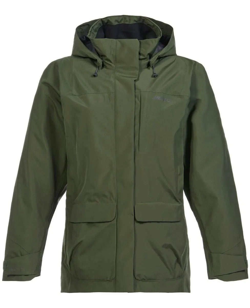 Musto Womens Highland GTX Waterproof Jacket 2.0 in Deep Green