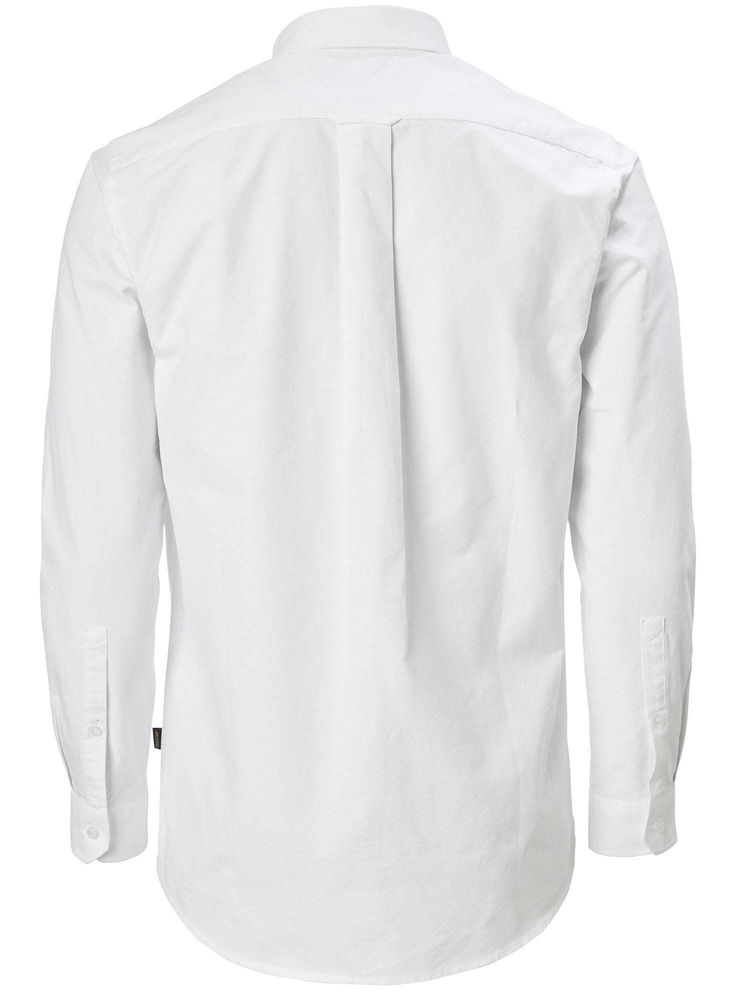 White Musto Aiden Long Sleeve Oxford Shirt