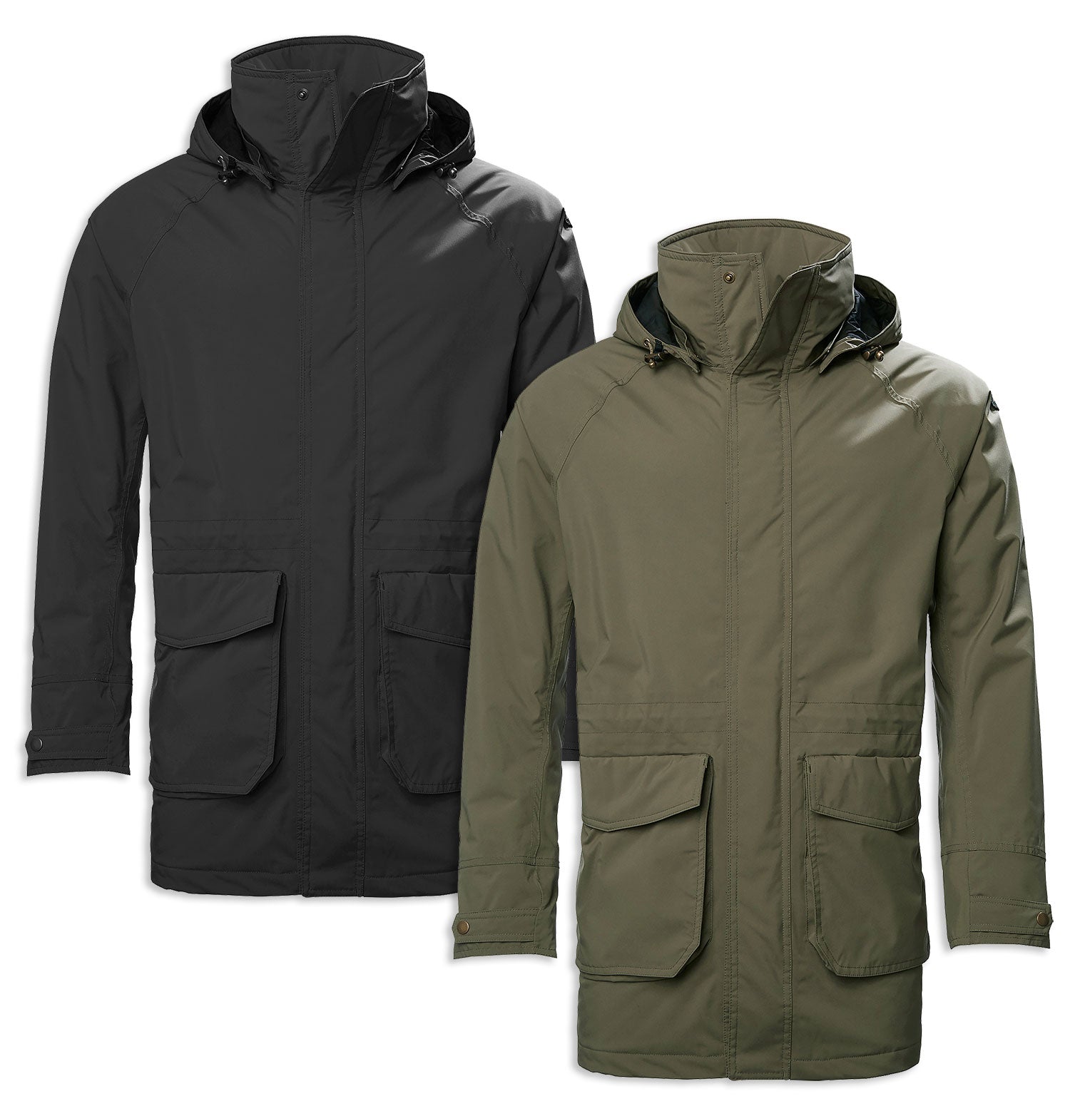 Musto Country Primaloft Rain Jacket | True Black, Rifle Green