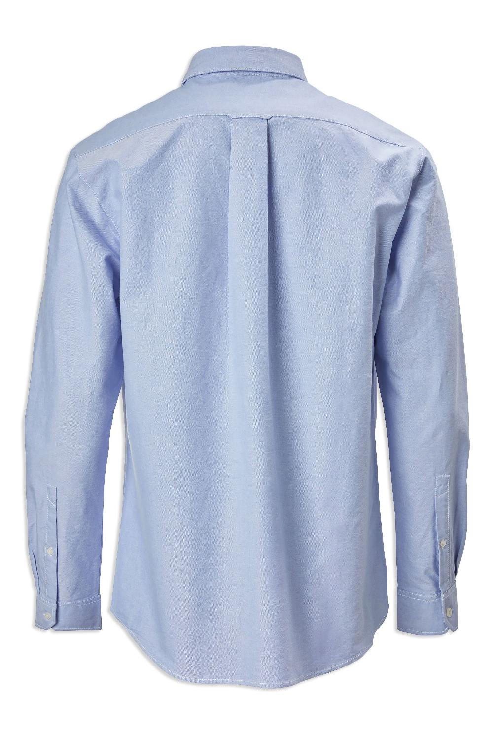 Musto Aiden Long Sleeve Oxford Shirt in Pale Blue