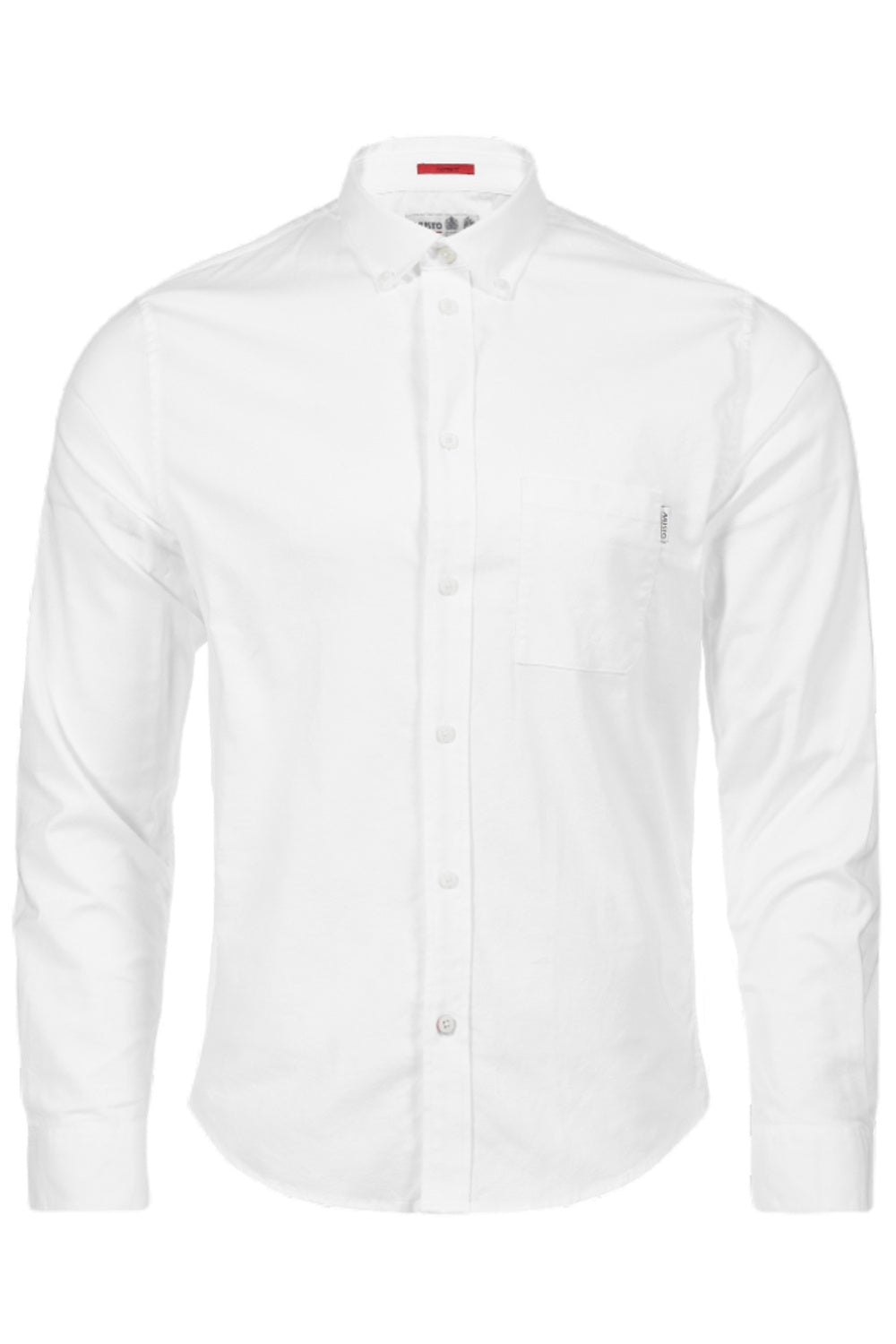 Musto Essentials Long Sleeve Oxford Shirt In White
