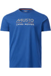 Musto Land Rover Logo Tee | Short Sleeve In Racer Blue #colour_racer-blue