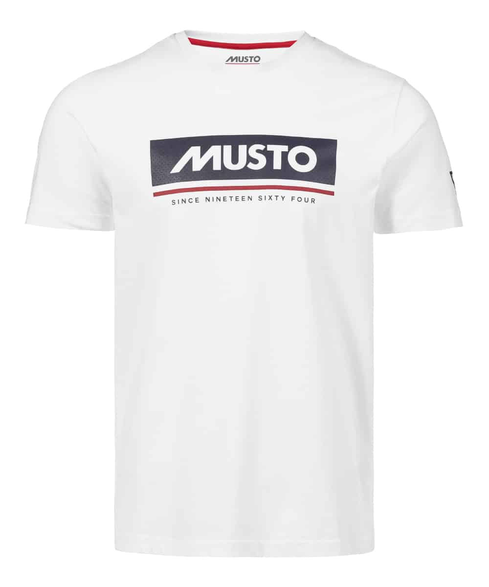 Musto Marina Logo T-shirt in White