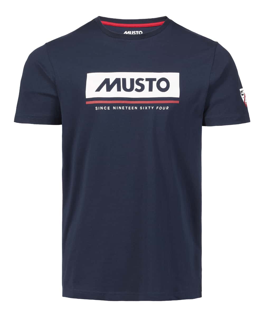 Musto Marina Logo T-shirt in Navy