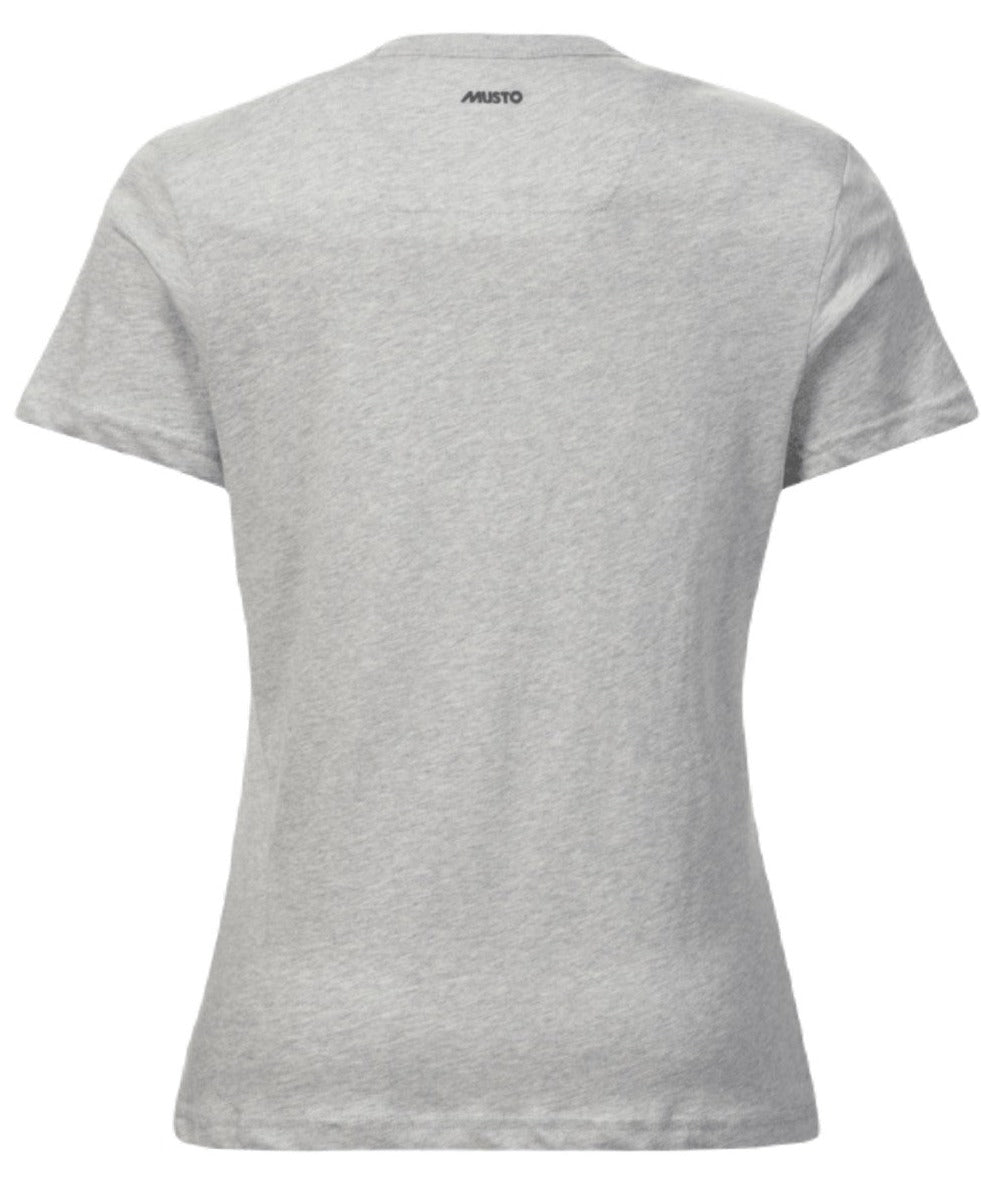 Musto Womens Essentials T-Shirt In Grey Melange 