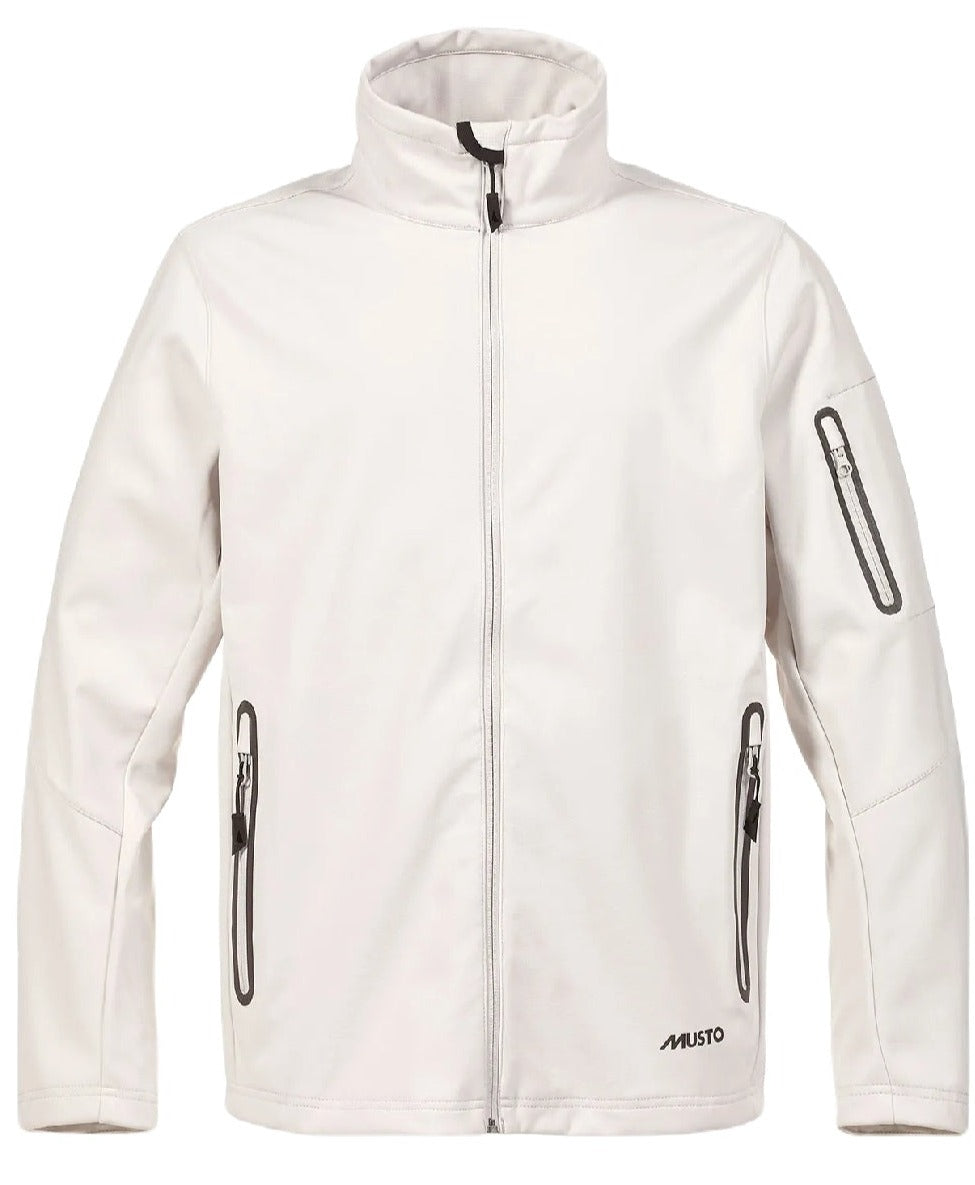 Musto Mens Essential Softshell Jacket in Platinum 